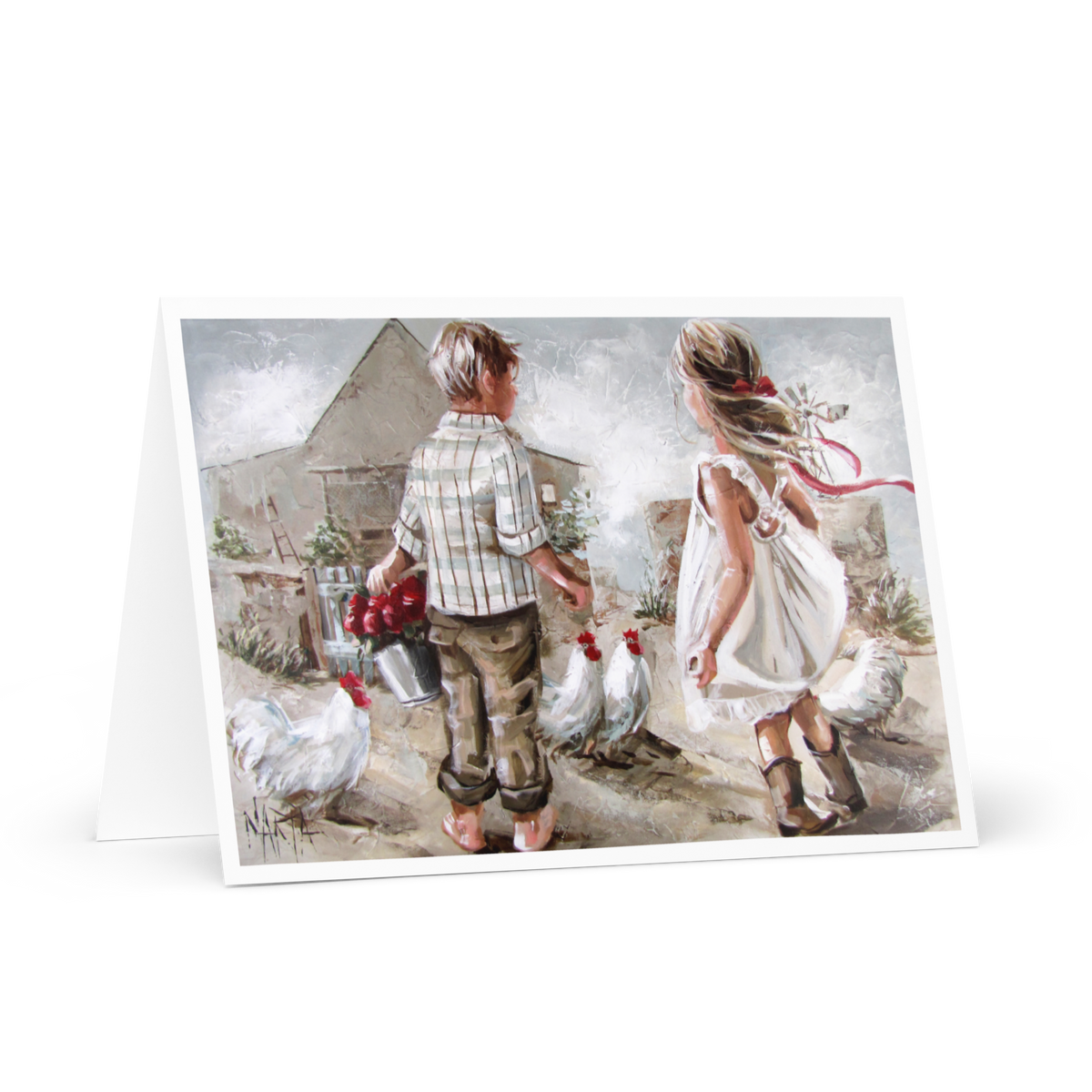 Let's go inside | Greeting Card