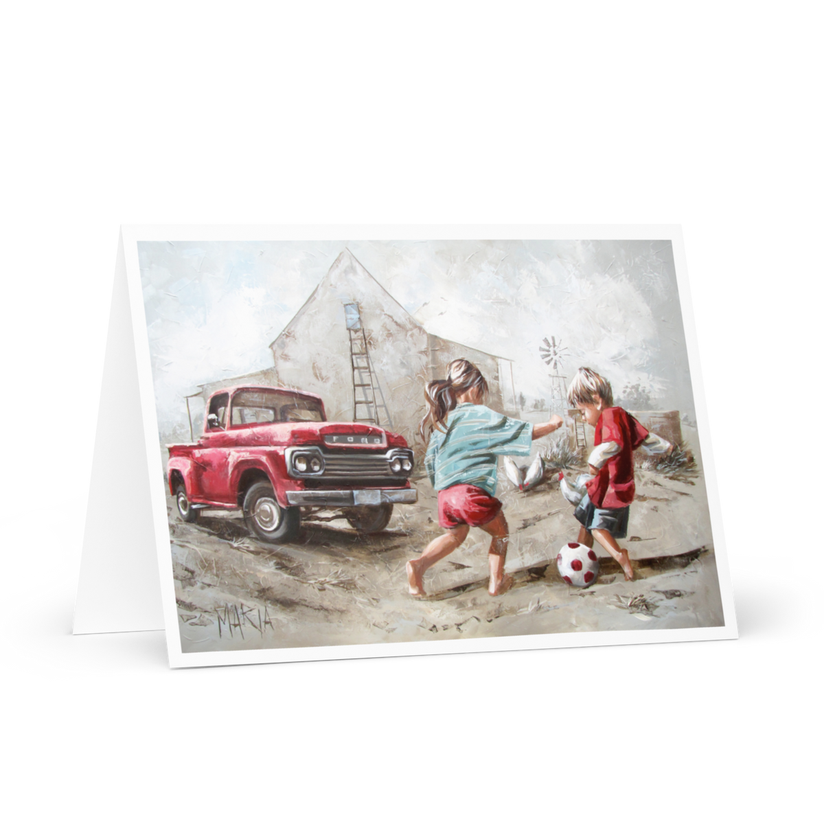 Fast Feet | Greeting Card