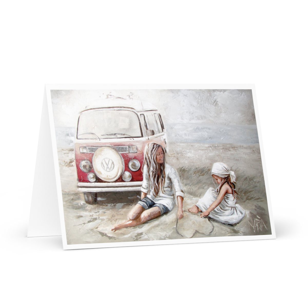 Beach Parking | Greeting Card