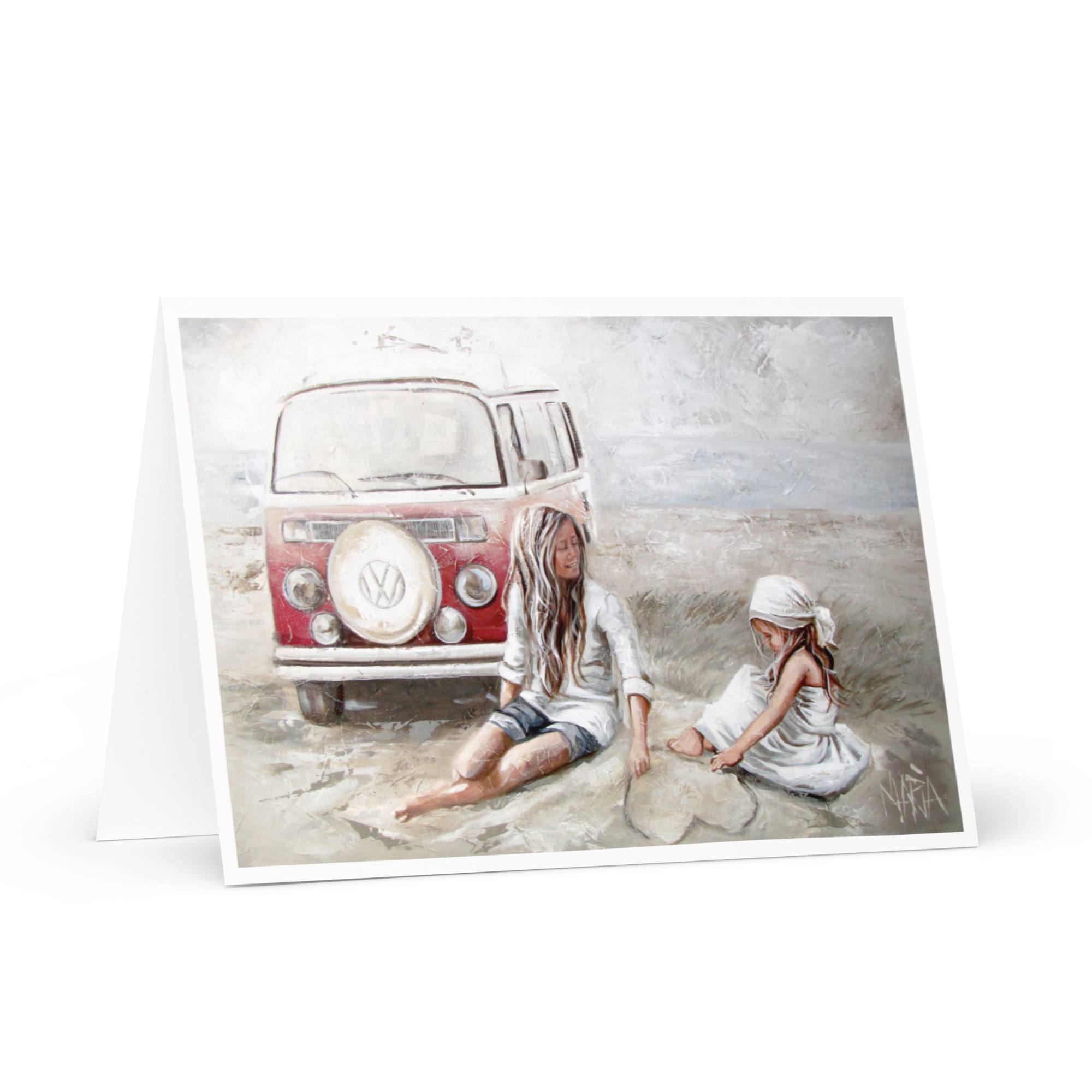 Beach Parking | Greeting Card