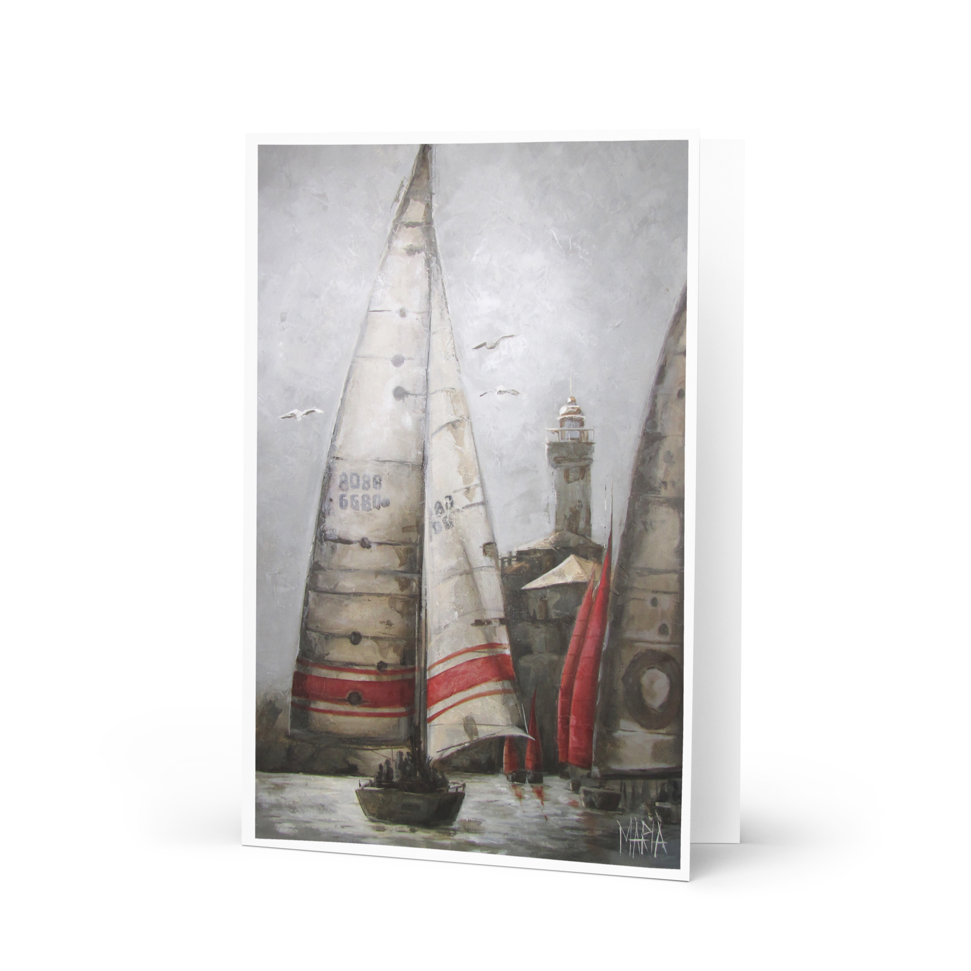 Sailing Boats | Greeting Card