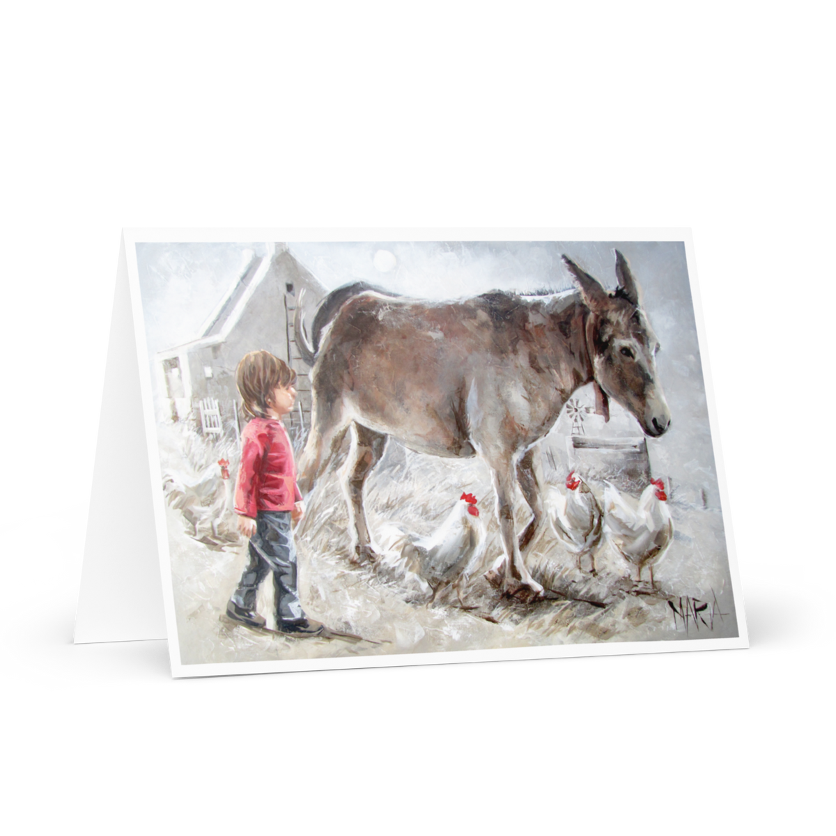 To The Stalls | Greeting Card