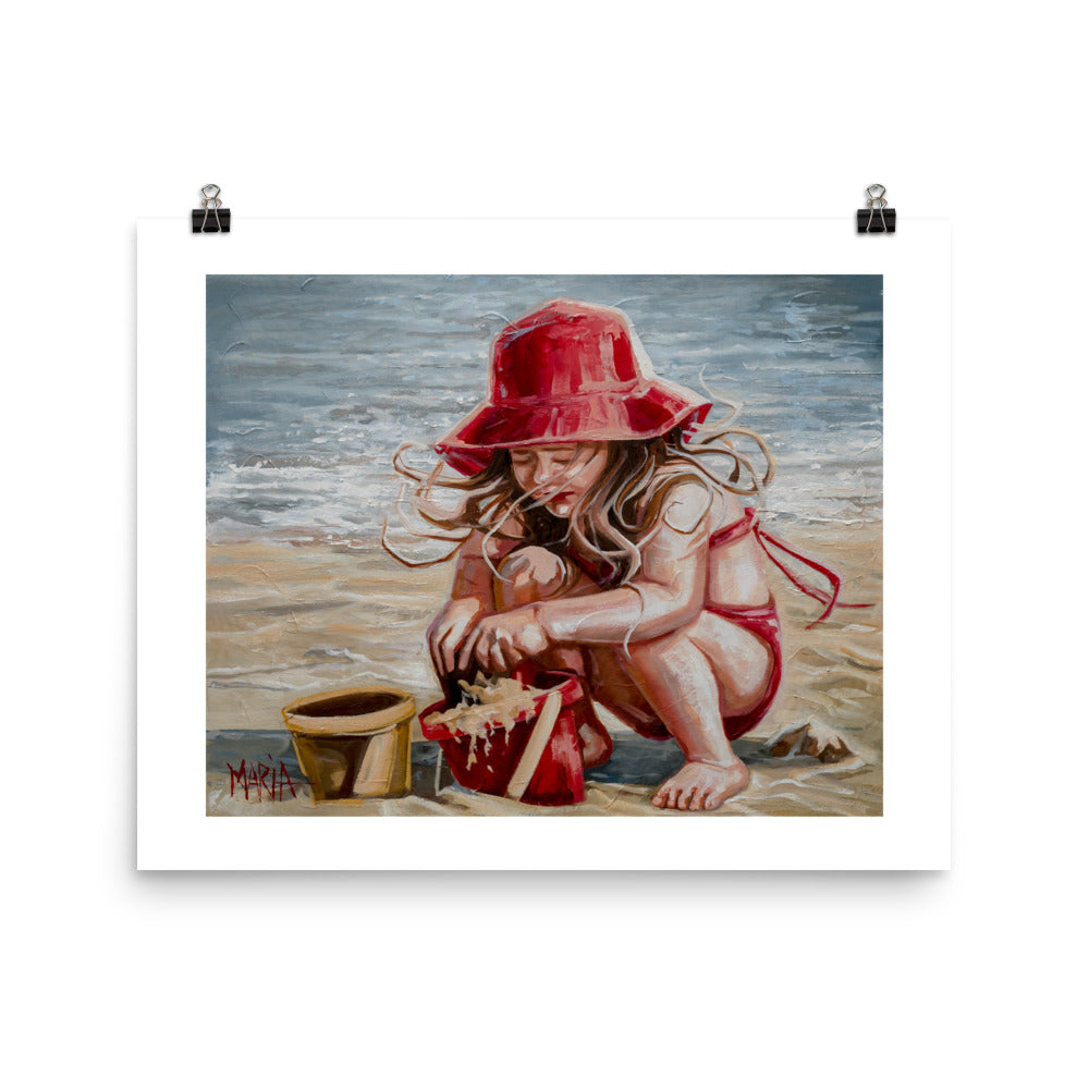Girl in Red | Paper Prints